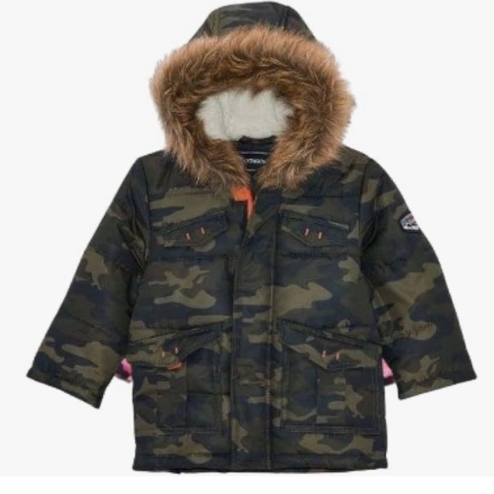 Rothschild & Co Rothschild Baby Boys Parka with Sherpa, Camo 12-18 months